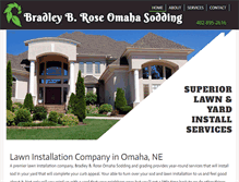Tablet Screenshot of omahasoddingandgrading.com